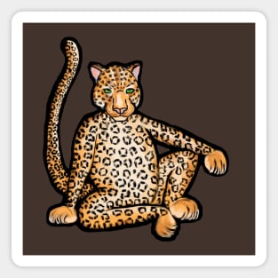 Leopard reversed Magnet